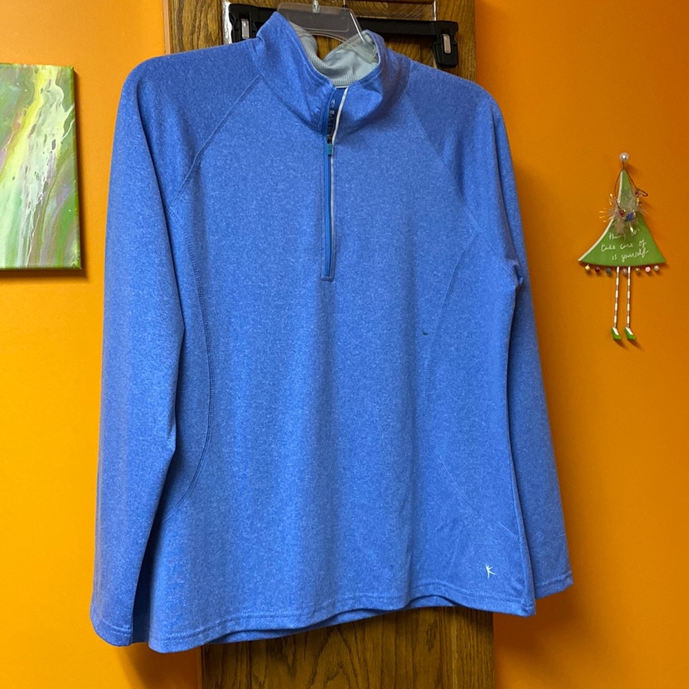 Danskin semi-fitted 1/4 zip, 2X (20)